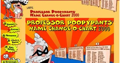 COVER TO COVER : Captain Underpants - Professor Poopypants' Name Change