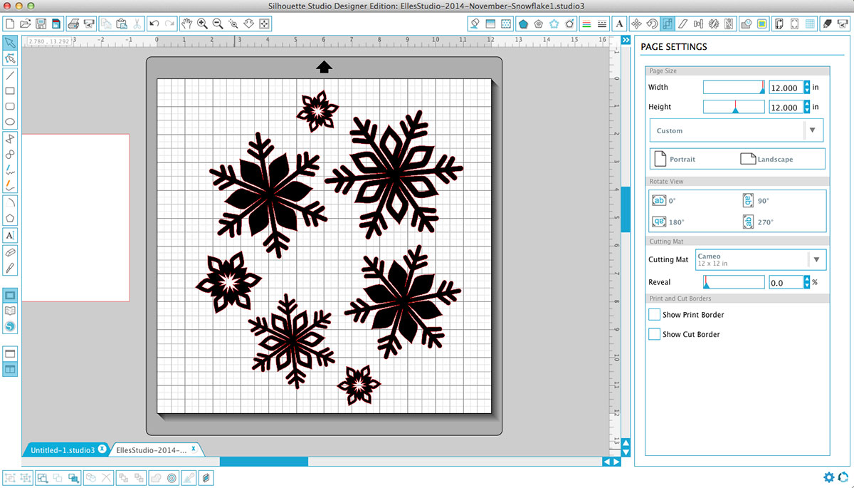 Snowflakes Saving Your Scraps and Getting the Most from your Digital Cut Files 17turtles