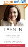 Lean In by Sheryl Sandberg book cover