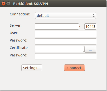 Cuarto orar cuero JManzur Servicio Técnico: FortiClient VPN SSL en Linux.