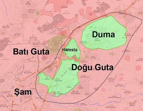 doğu guta son durum haritası doğu guta