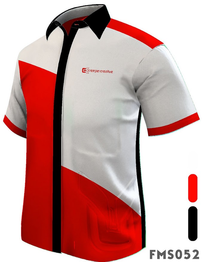 red corporate attire