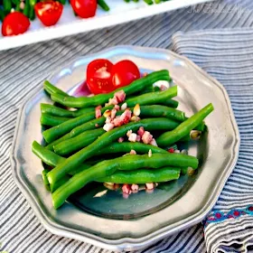 Fresh Green Beans with Prosciutto | by The Foodie Affiar