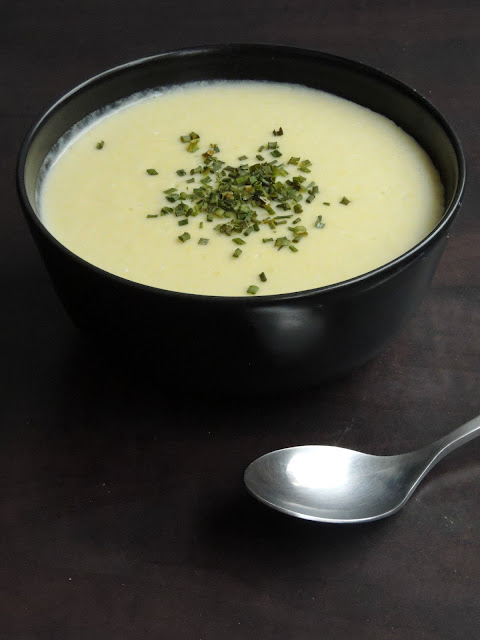 chilled Leek & Potato soup, Vichyssoise