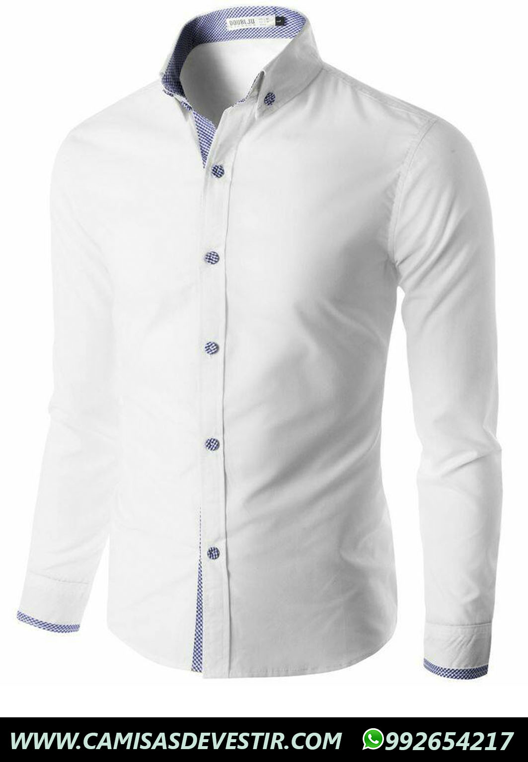 Camisas blancas top slim fit