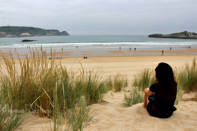 foto dunas playa de ris
