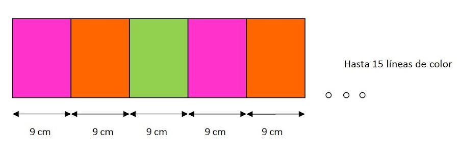 mis nancys, mis peques y yo, tutorial bufanda tricolor patrón gratis 2