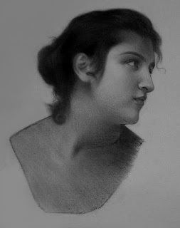 old master: pencil sketch from vintage most famous realistic artist william adolphe painting