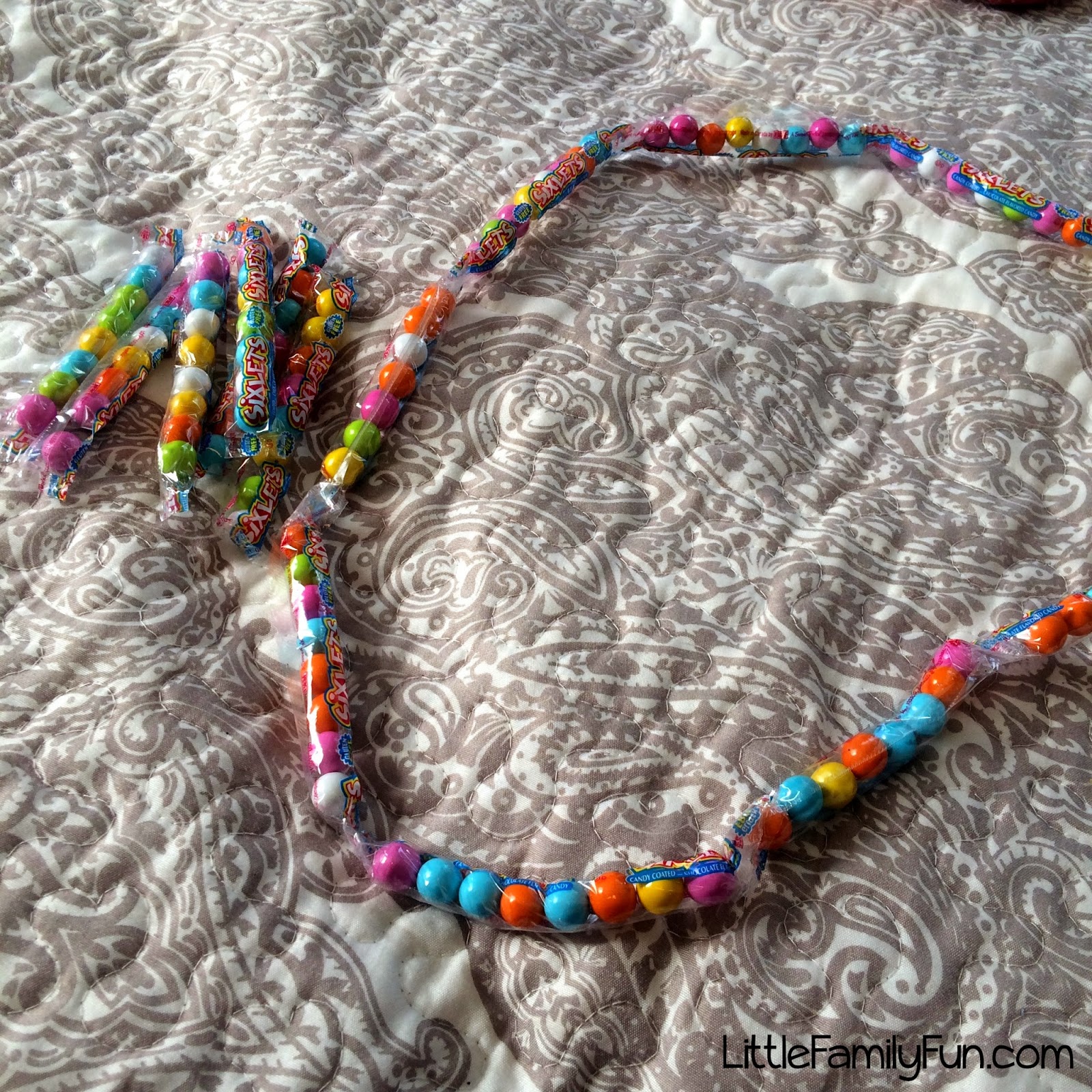 Little Family Fun How to Make Candy Necklaces