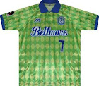 湘南ベルマーレ 1994-1995-1996 ユニフォーム-Mizunof-ホーム-黄緑
