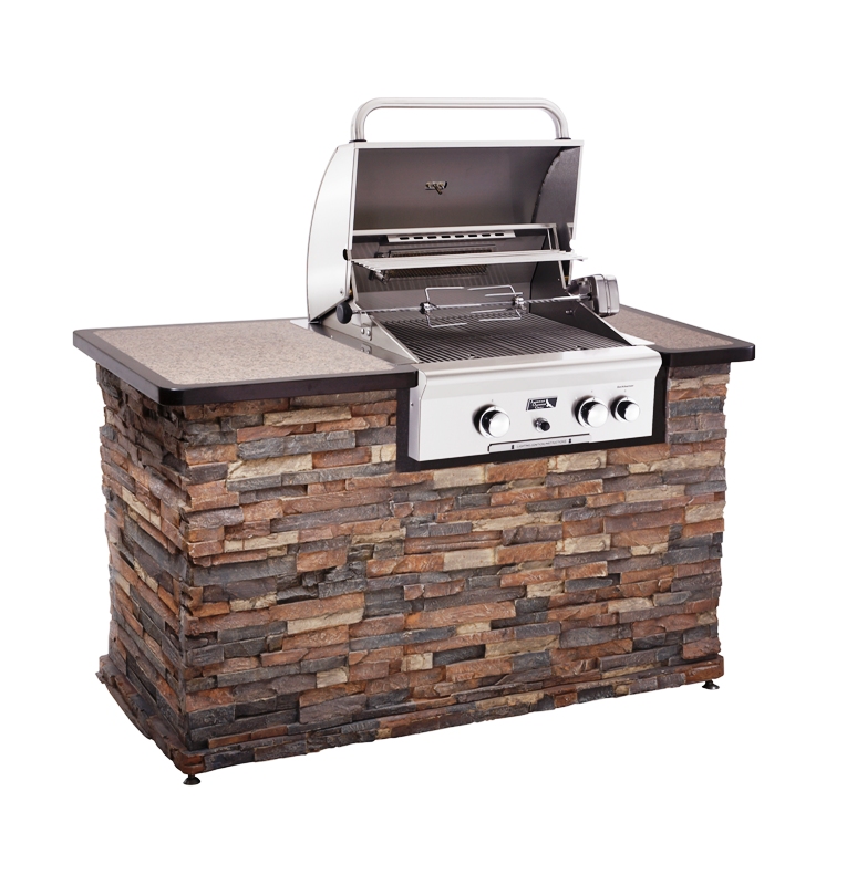 Outdoor Kitchen natural gas grill post, built in grills for And built