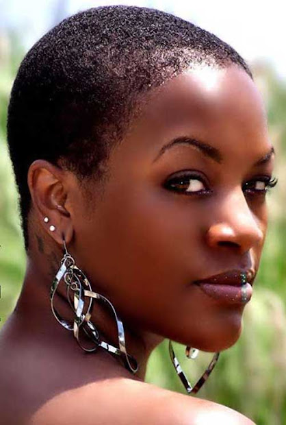 short natural hairstyle black
