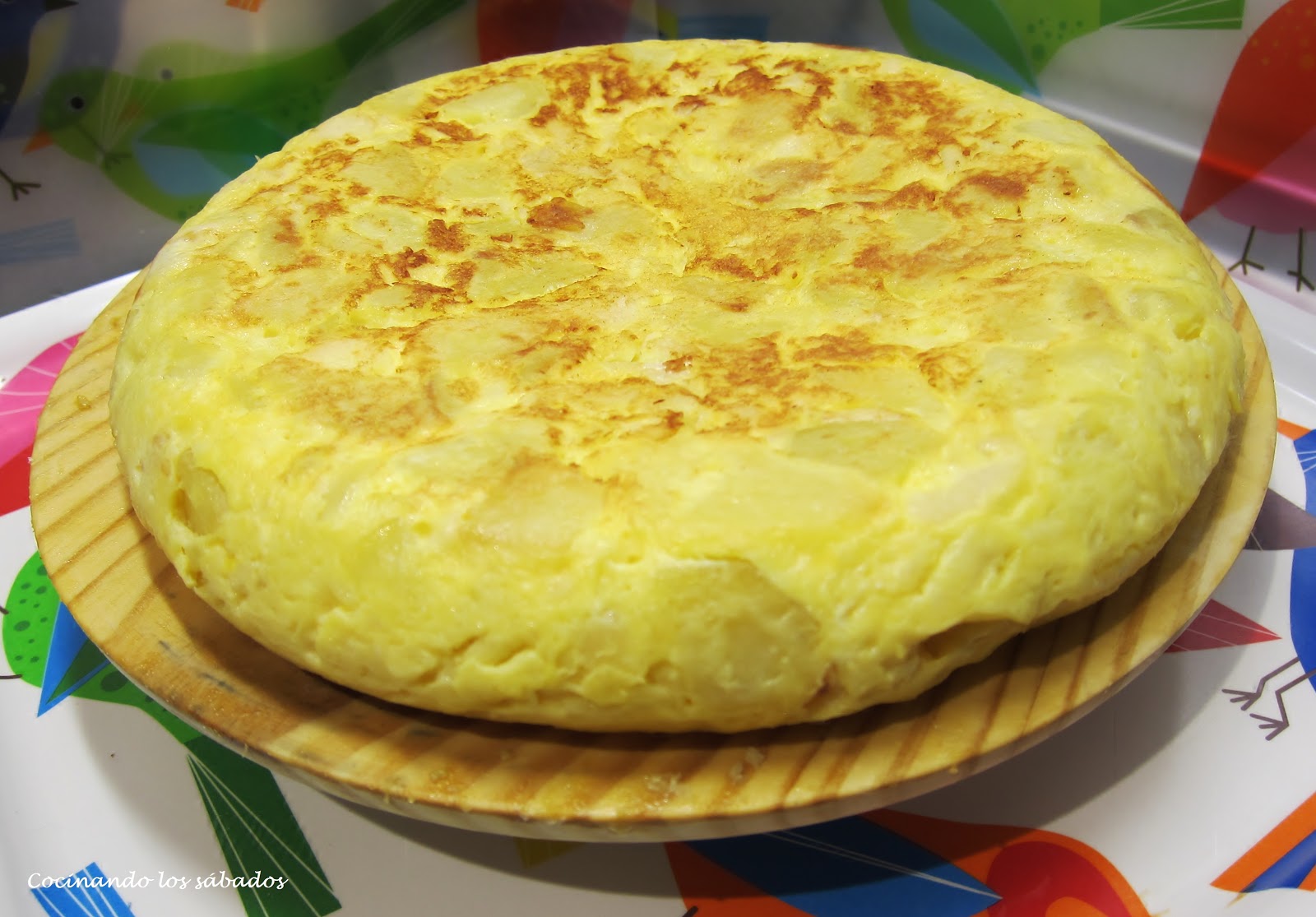 Cocinando los sábados TORTILLA DE PATATA Y BACALAO