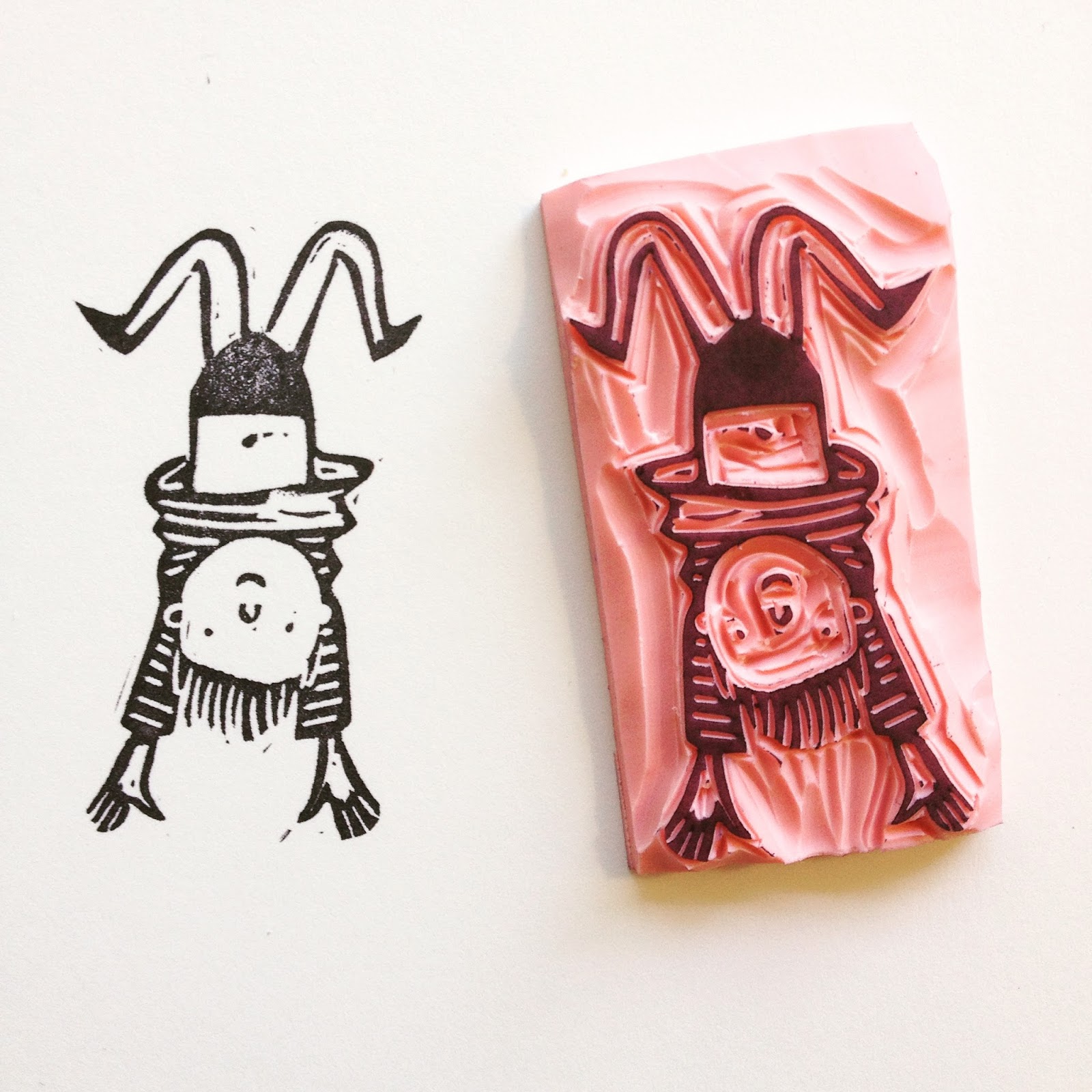 a Stamp a Day upside down!