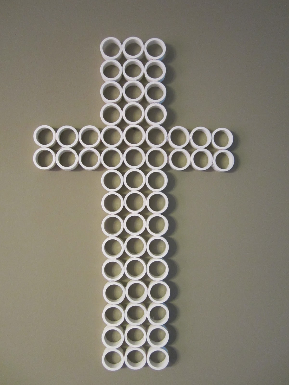 Raising Little Disciples Cross made from PVC Pipe