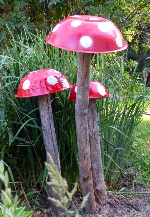 Beautiful colorful garden decoration