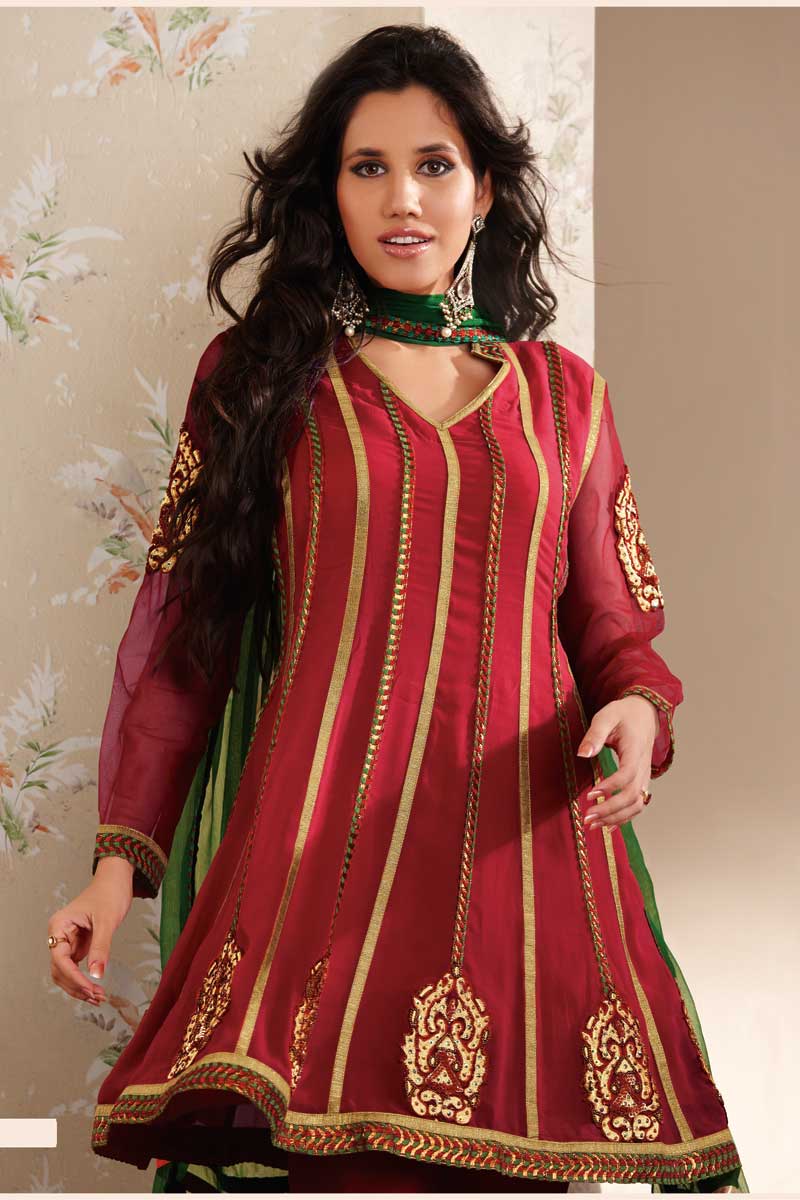 dupatta wali frock