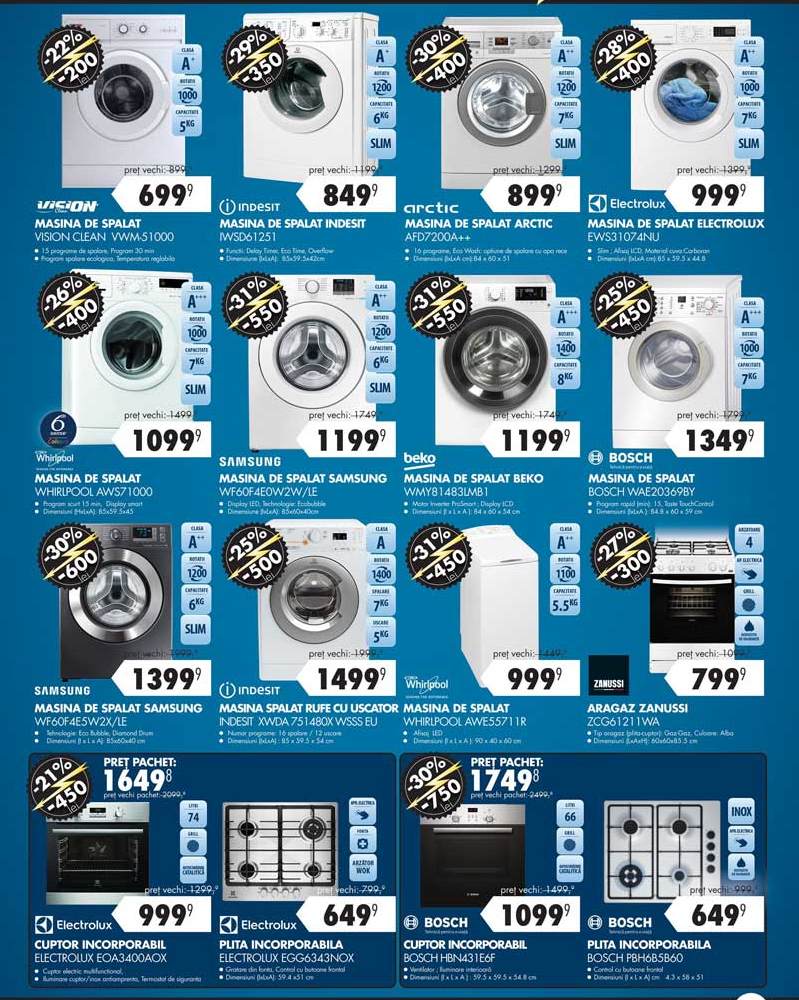 CATALOG FLANCO BLACK FRIDAY 2015 REDUCERI LA MASINI DE SPALAT