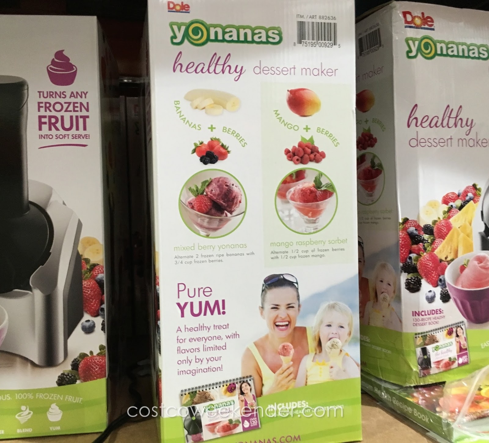 Yonanas Healthy Frozen Dessert Maker Costco Weekender