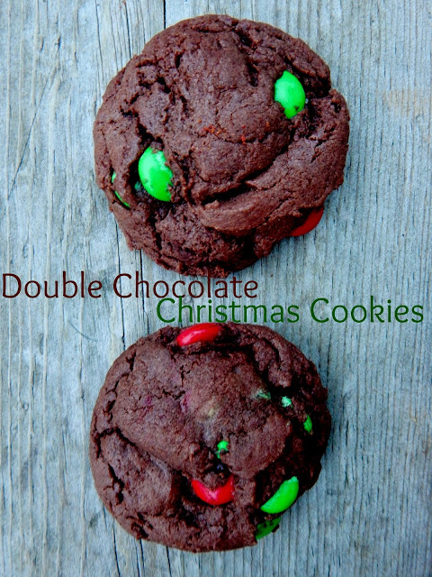 Double Chocolate Christmas Cookies