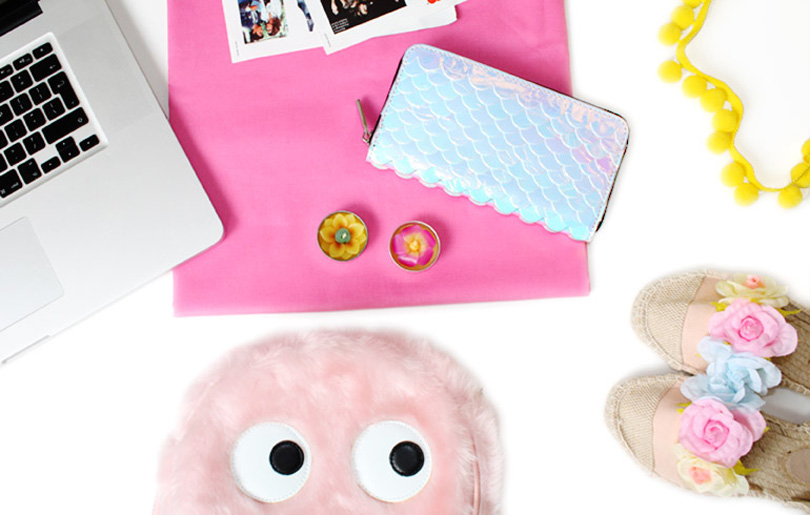 fashion flat lay