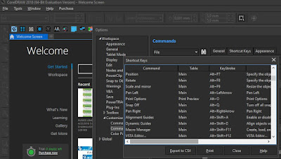 Daftar List Shorcut CorelDraw Daftar List Shorcut CorelDraw