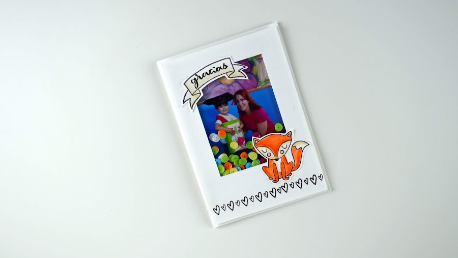 shaker card con foto