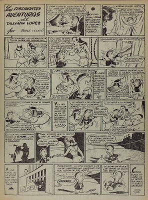 Las fascinantes aventuras de Tallarin Lopez, Pulgarcito nº 42(1947)