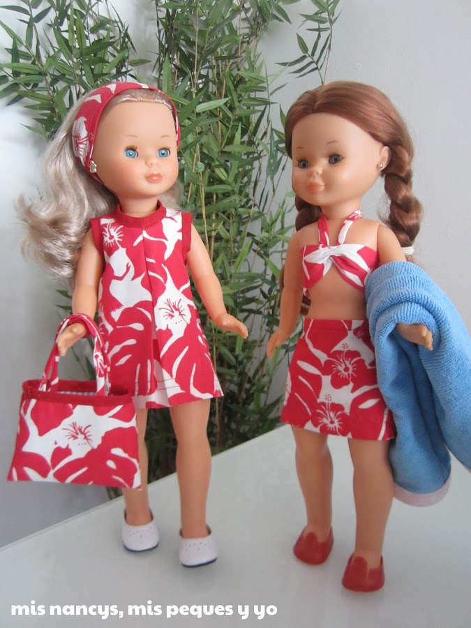 mis nancys, mis peques y yo, conjuntos playeros nancy con complementos