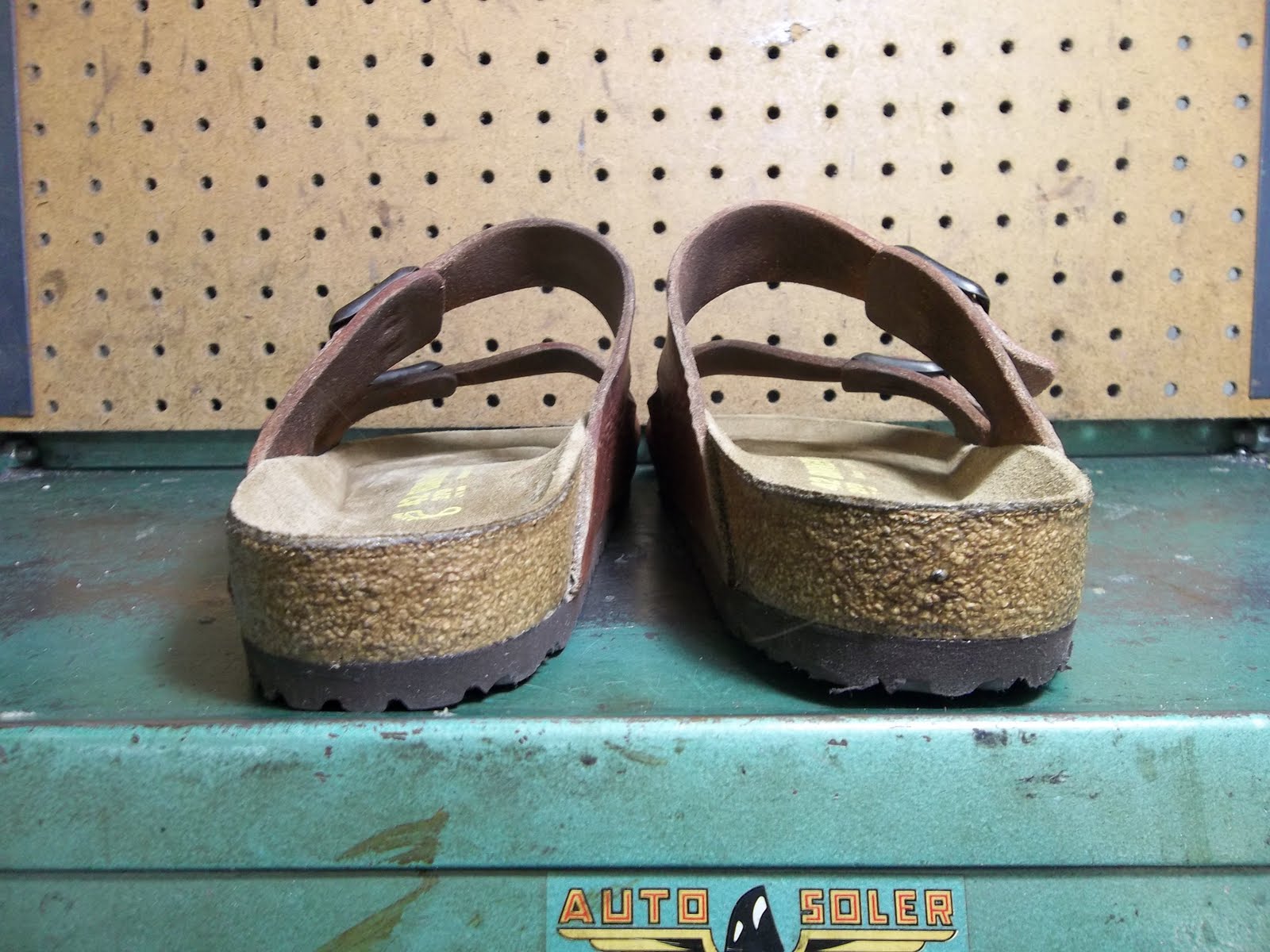Edgewood Drive Shoe Repair: Birkenstock Rebuild Before and After