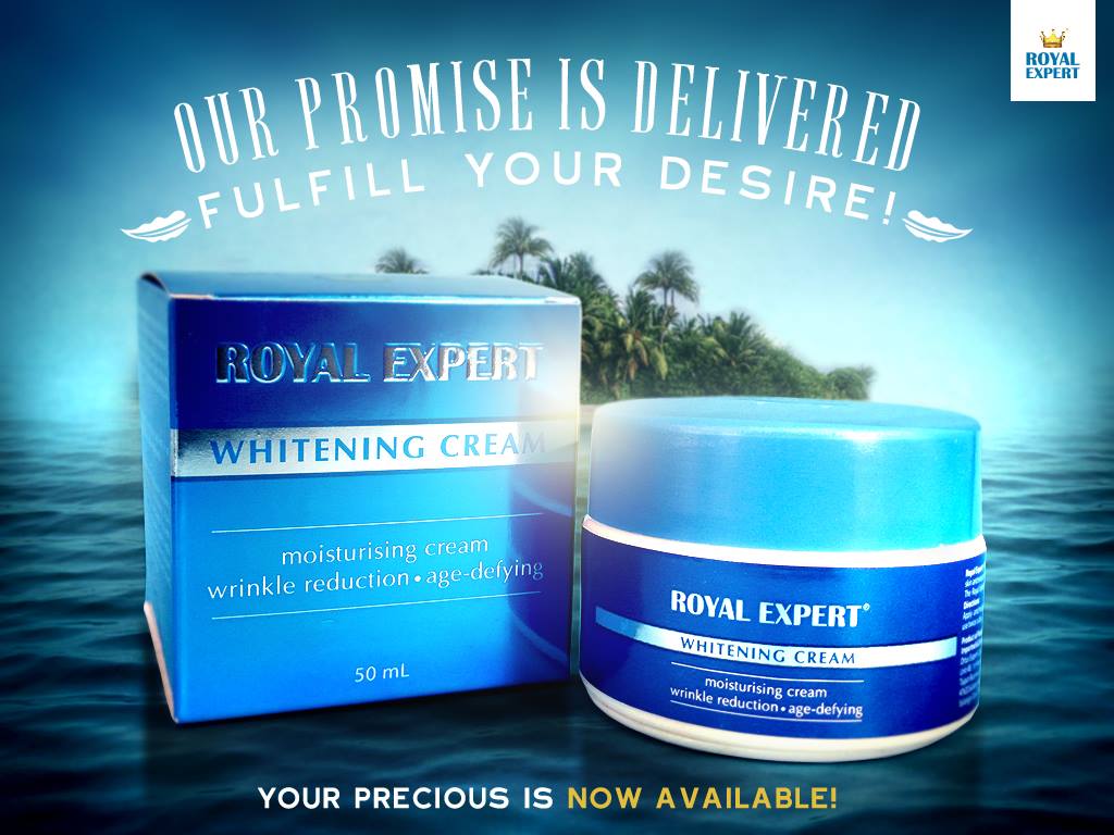 Royal Expert White Cream (BLUE Container Cream!)