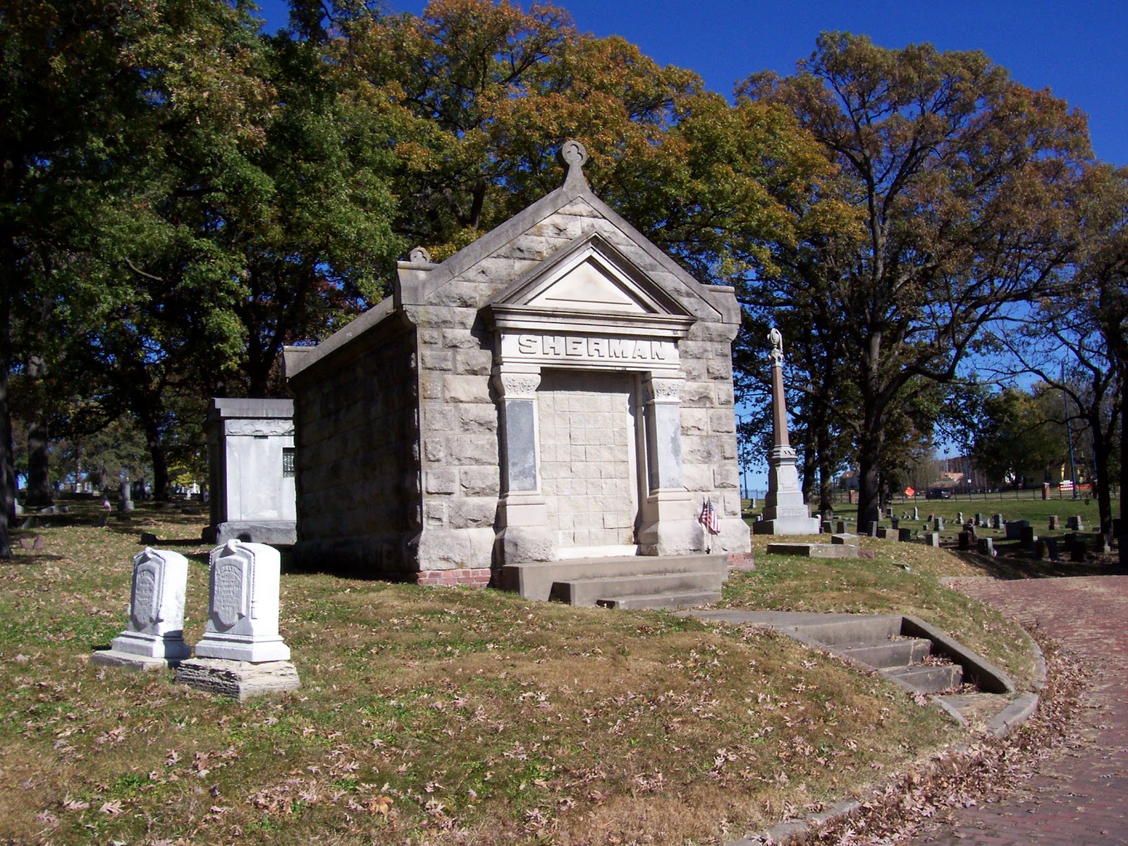 Civil War Notebook Hoyt Sherman's Mausoleum