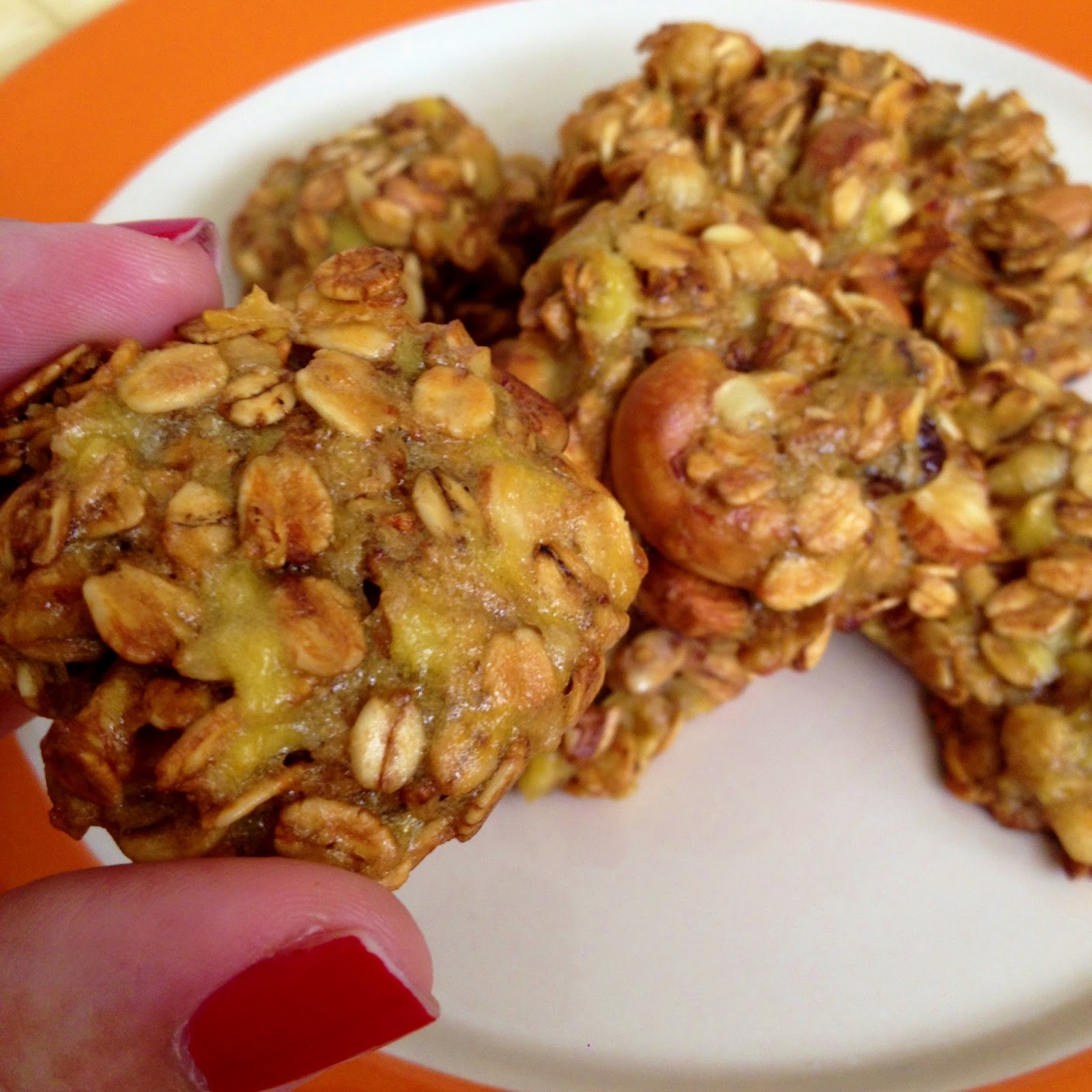 Vivi, me dá a receita? Cookies de granola