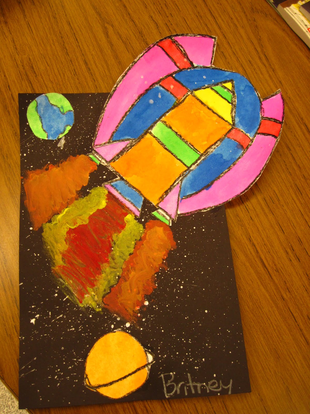 Lines, Dots, and Doodles: Space, 5th Grade