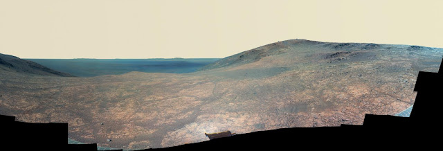 Rover Opportunity wrapping up study of Martian valley Rover Opportunity wrapping up study of Martian valley