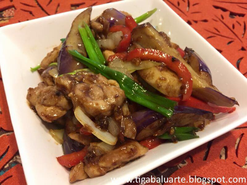 CHICKEN AND EGGPLANT STIR FRY RECIPE