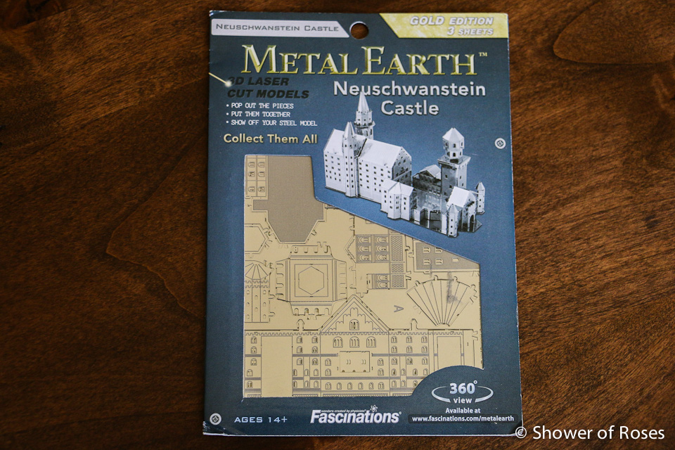Neuschwanstein Castle Metal Earth 3 D Laser Cut Metal Model Fascinations 