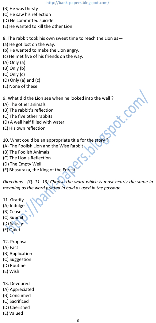 ibps question papers with answers