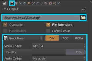 Cara menyimpan video di Blender 3D Cara menyimpan video di Blender 3D