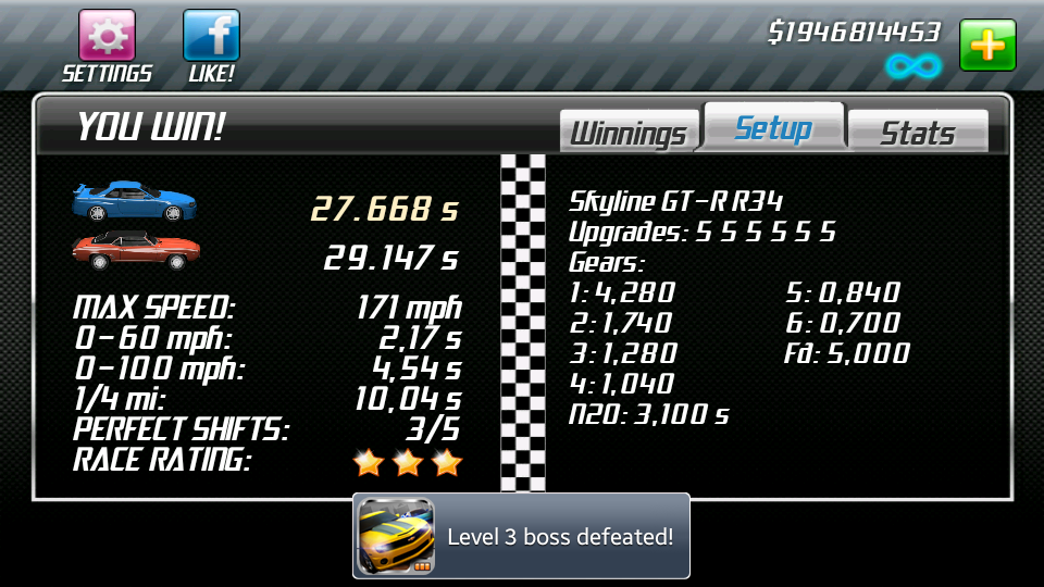 Drag Racing Tune Car V.1.5 Drag Racing tune car Nissan Skyline GTR