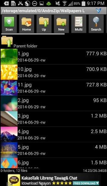 Download Android 5.0 L Wallpapers on Samsung Galaxy