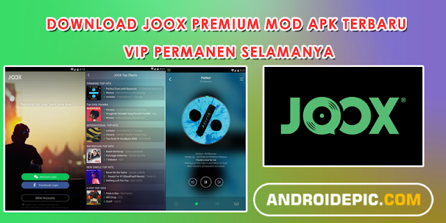  Joox Musik Mod Apk Vip Gratis Selamanya, Joox music versi mod terbaru apk v5.2 ukuran file kecil 89 MB untuk androi 2019.
