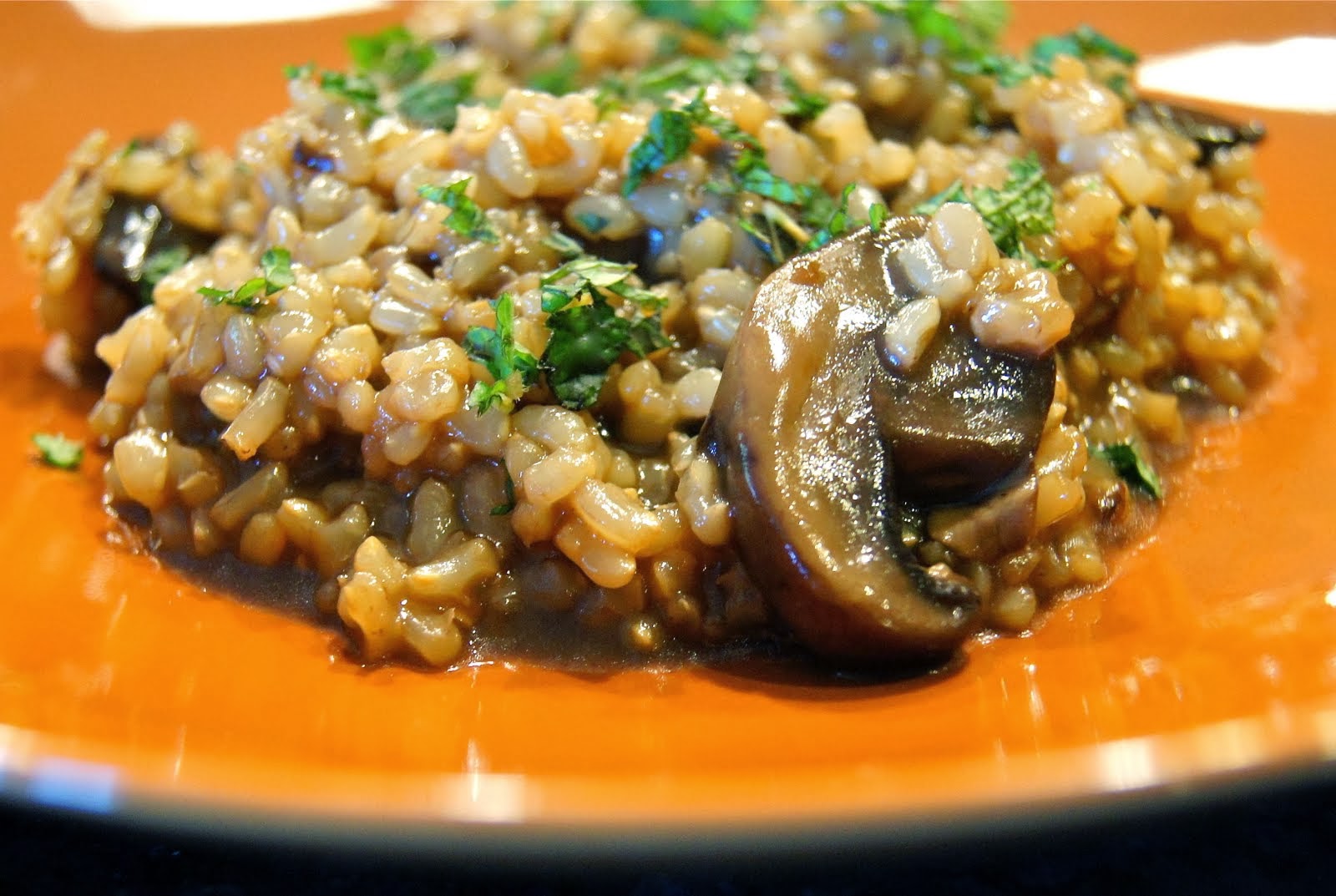 Amaranth Risotto with Mushrooms ~ Delicious recipes