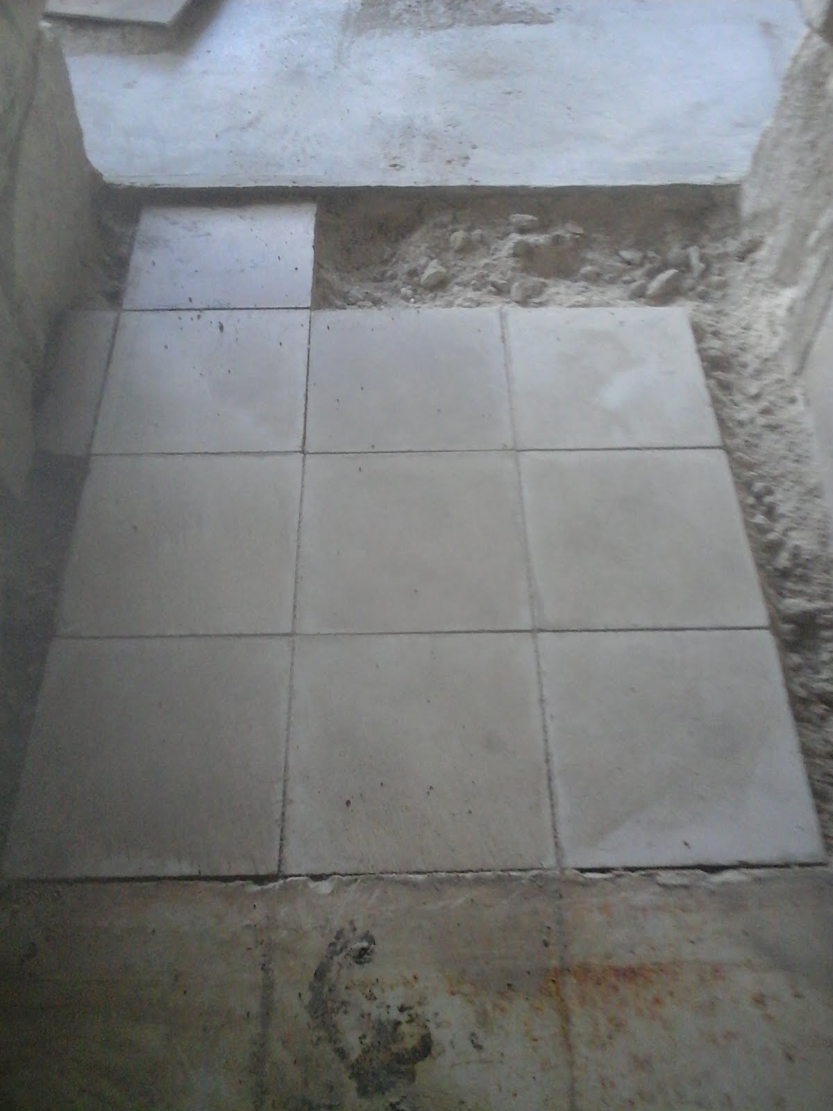 diyMalta ReLaying old cement tiles