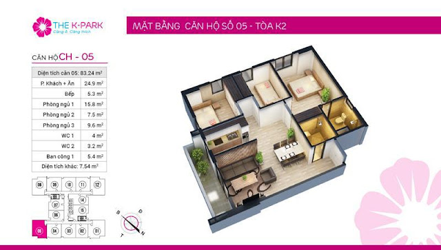 Thiết kế căn hộ 05 tòa k2 Thiết kế căn hộ 05 tòa k2