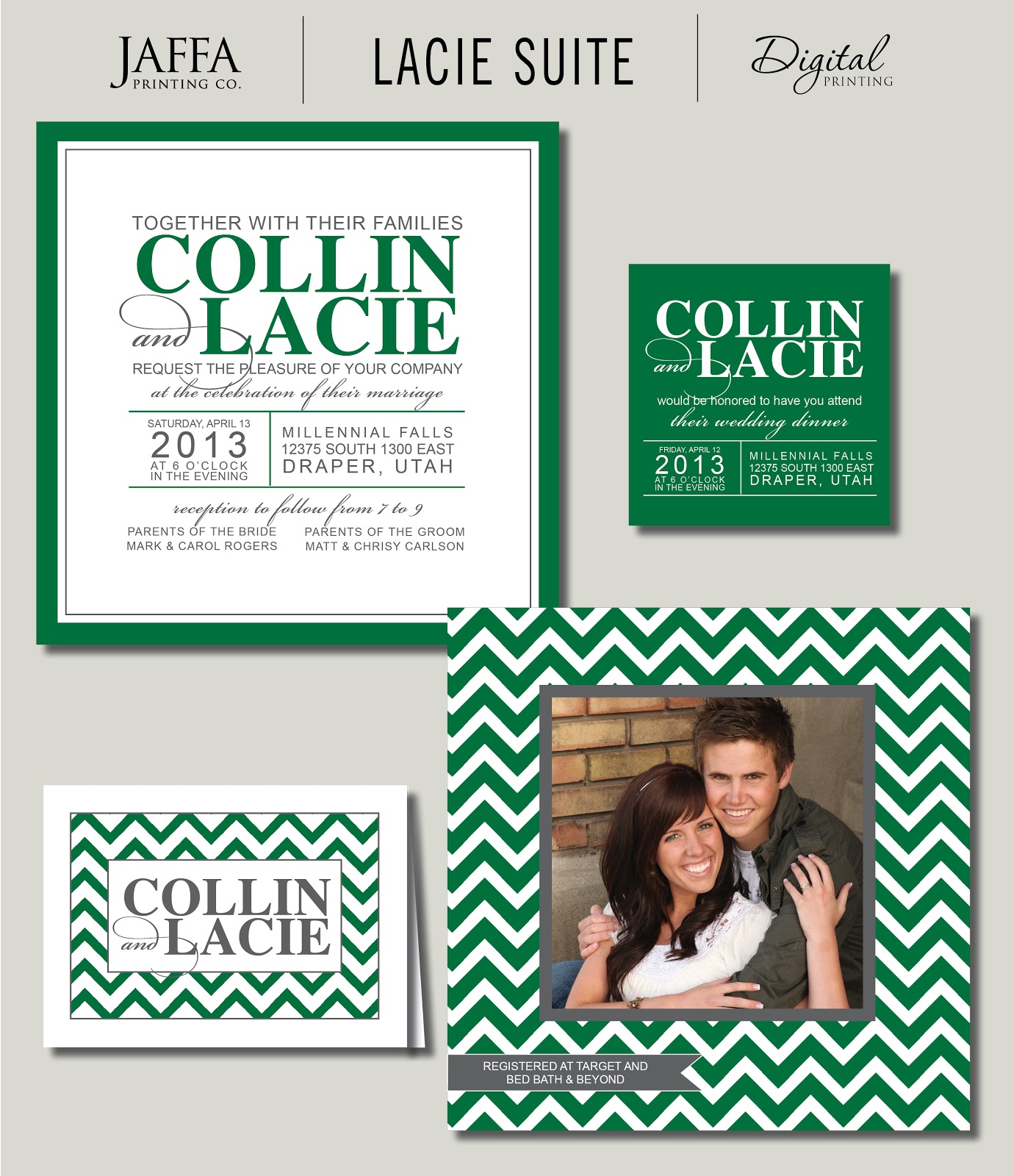 Wedding Invitation Blog Emerald Green Wedding Invitation Inspiration
