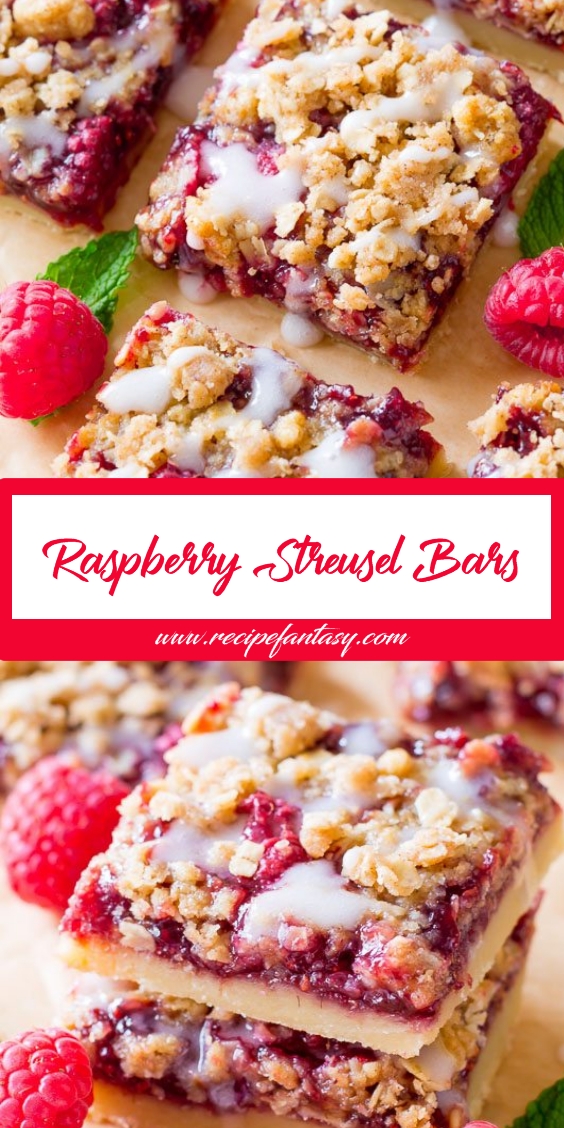Raspberry Streusel Bars Recipe Imajination