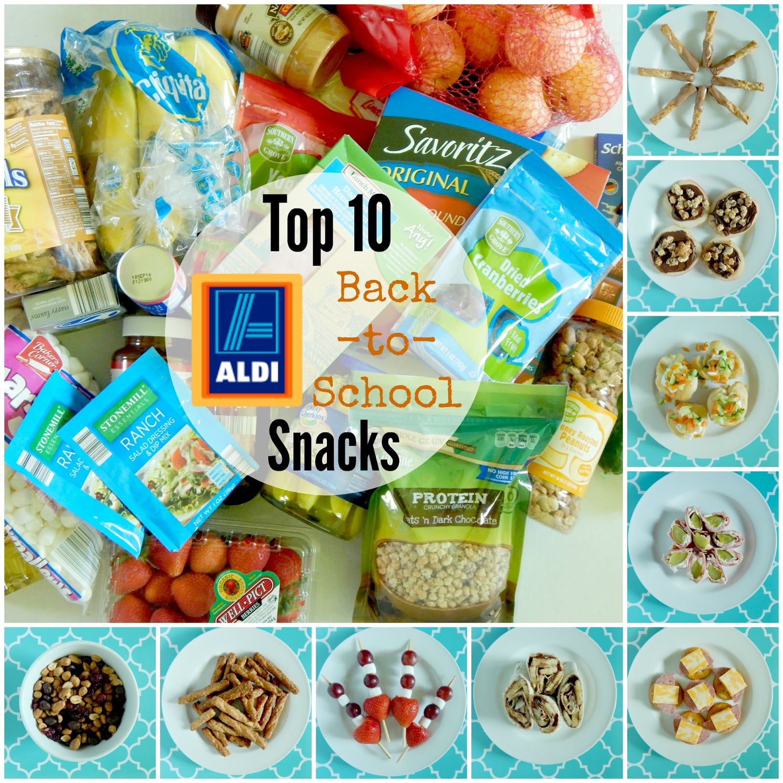 Ally's Sweet and Savory Eats Top 10 BacktoSchool Snacks from ALDI