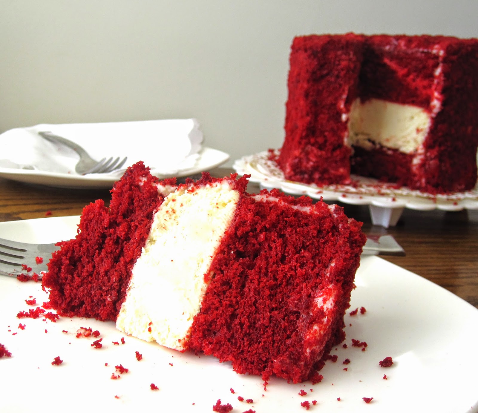 Filled Red Velvet Cake