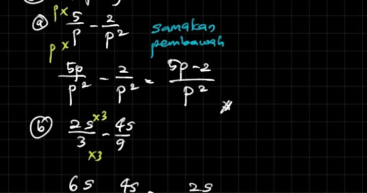 Soalan Pecahan Algebra  Vecteur h